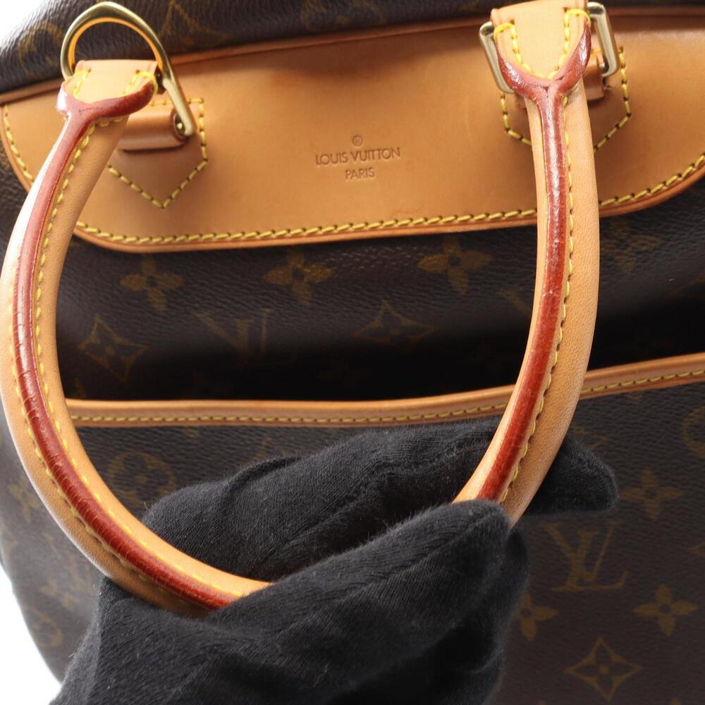 LOUIS VUITTON Brown Monogram Leather Deauville Bag - Picture 10 of 11